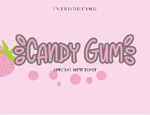 Candy Gum Script font