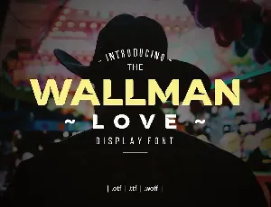 Wallman Love Display font