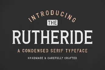 Rutheride font