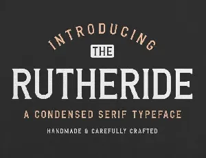 Rutheride font