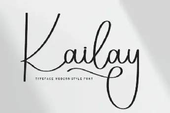 Kailay Script font