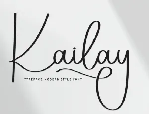 Kailay Script font