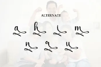 Family Script Typeface font