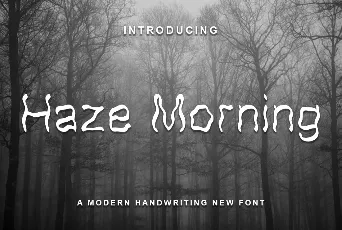 Haze Morning font