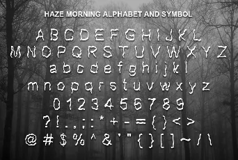 Haze Morning font