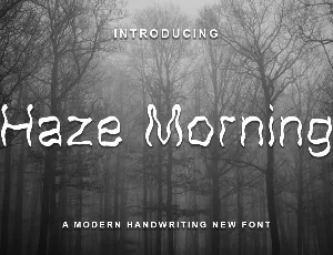 Haze Morning font
