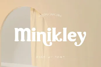 Minikley font