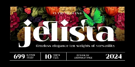 Jelista font