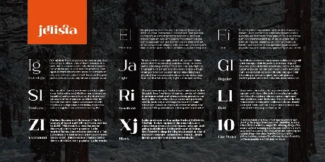 Jelista font