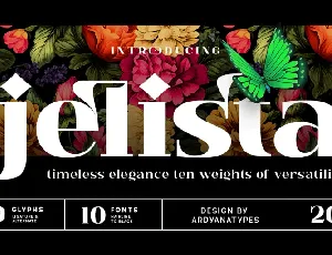 Jelista font