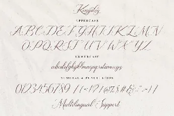 Kingsley font