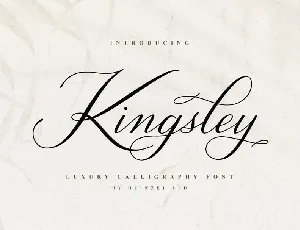 Kingsley font