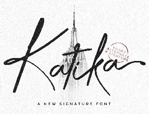 Katika font