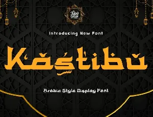 Kastibu personal use font