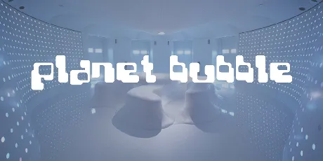 Planet Bubble font