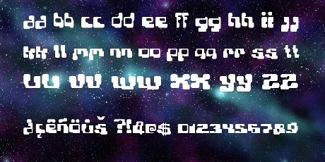 Planet Bubble font