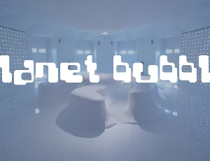 Planet Bubble font