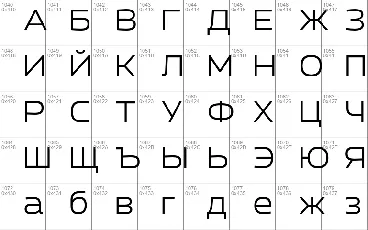 Esqadero FF CY 4F font