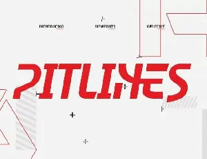 Pitlines font