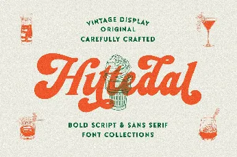 Hittedal font