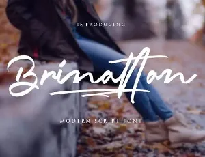 Brinattan Script font