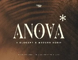 Anova font