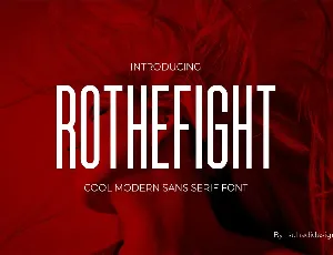 Rothefight font