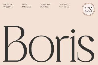 CS Boris font