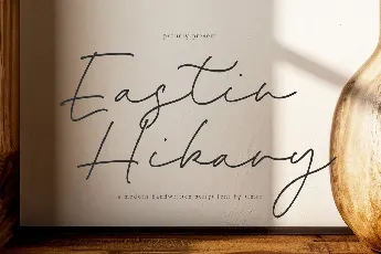 Eastin Hikary font