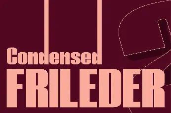 Frileder font