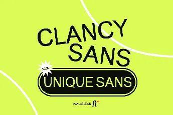 Clancy font