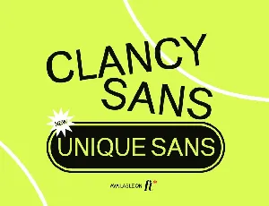 Clancy font