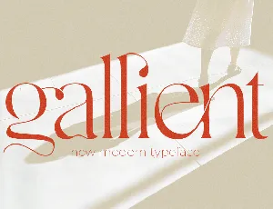 Gallient font