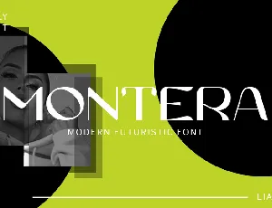 Montera font