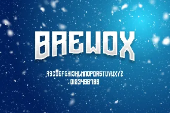 Brewox font