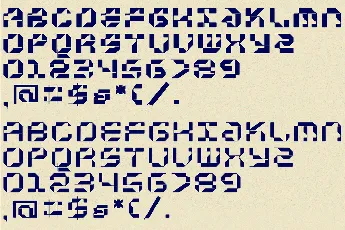 Acoprot Display Demo font