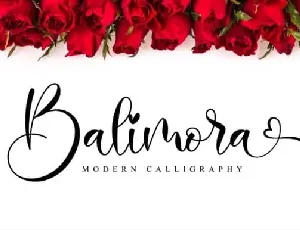 Balimora Script font
