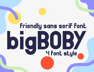 BigBOBY Typeface font