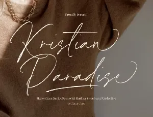 Kristian Paradise font