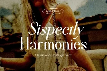 Sispectly Harmonies font