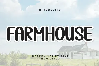 Farmhouse Display font