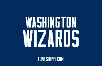 NBA WIZARDS FONT font