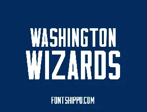 NBA WIZARDS FONT font