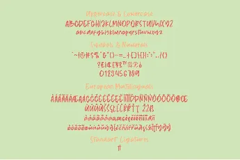 Sunnyville Kreamery font