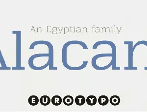 Alacant font