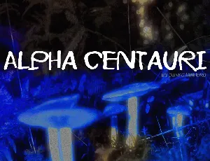 Alpha Centauri font