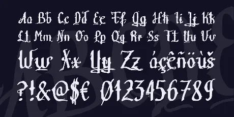 Teitheas font