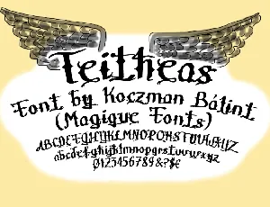 Teitheas font