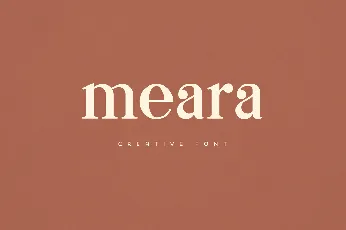 Meara font