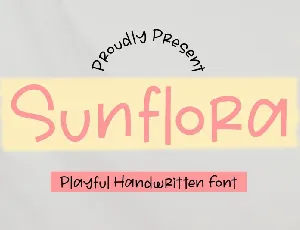 Sunflora font